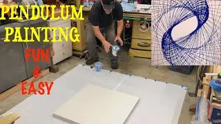 How to Pendulum Paint, Fun, Easy and Messy!!