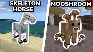 HOW TO FIND 5 RARE MOBS in Minecraft Bedrock (MCPE/Xbox/PS/Switch/PC)