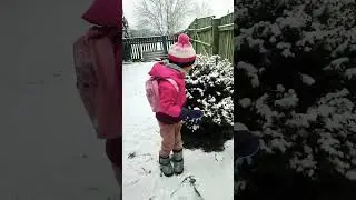 We are having snow