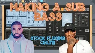 How To Make A Bryson Tiller/Drake Bass (Moog Bass) with STOCK PLUGINS ONLY in FL Studio