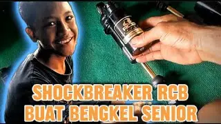Usai perbaikan shock belakang rcb ,buat bengkel senior