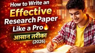 How to Search Research Paper? Part 1 | कैसे रिसर्च पेपर Search करें ? | Write Research Paper