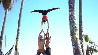 Kailey Maurer Does an Eiffel Tower With Dan and Nic
