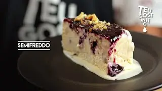 Semifreddo com geleia de frutas vermelhas e nozes: passo a passo fácil e detalhado | Teu Gostinho