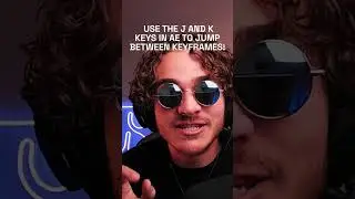 Motion Design Tip💡 Use these keys! 