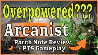 How strong is the Arcanist?? ESO Necrom Arcanist LIVE TESTING!