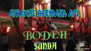 atraksi bermain api #BODEHSUNDA #shorts