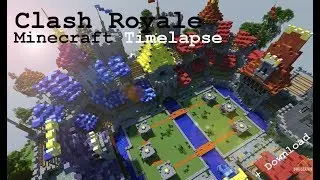 Minecraft Timelapse, Speed Build | Clash Royale | Royal Arena