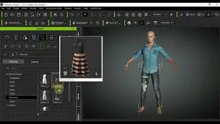 how to apply cloths character creator 3  tamil tutorial