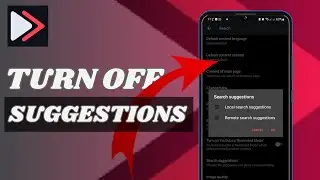 How To Turn Off Youtube Search Suggestions  on youtube revanced