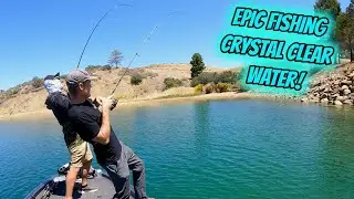 SIGHT Fishing CLEAR Water for BEDDING BASS! (NEW PB!)