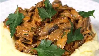 The Best Beef Stroganoff | Easy Beef and Mushroom Russian Recipe