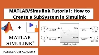 How to Create a SubSystem in MATLAB/SIMULINK || SubSystem || Example step by step.