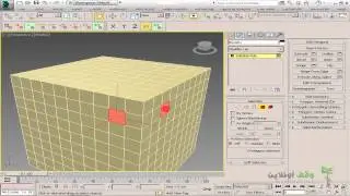 3D Max- 30- editable poly- edit borders