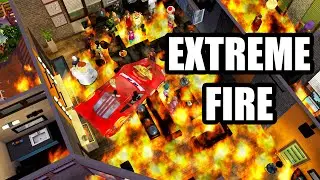 I Set Sims On Fire With The EXTREME FIRE MOD In The Sims 4