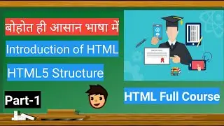 HTML full course | HTML tutorial for beginners in Hindi | html | HTML part-1 | HTML structure