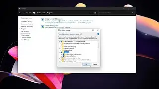 Enabling Hyper V in Windows 11 from Control Panel