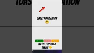 Create Toast Notification in JavaScript | Easy JS Tutorial 