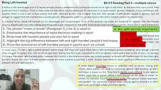 B2-C1 Reading Part 5 - how to multiple-choice