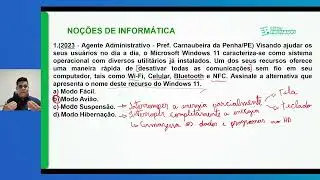 Informática para a SEMOB Olinda - Agente de Trânsito (Instituto CONSULPAM)