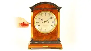 Antique Charles Frodsham of London Mahogany Bracket Clock Circa 1900
