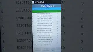 RFID handheld devices read multi tags at the same time for inventory/warehouse management