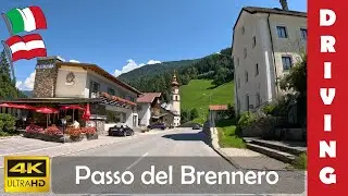Driving in Italy 30: Passo del Brennero - Brenner Pass to Austria 🇦🇹 4K 60fps