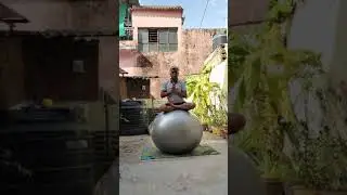 YOGA ON BALL 30 MINUTES LOTUS POSE