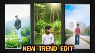 Instagram Cinematic Photo Editing | 2024 New Photo Editing Tutorial