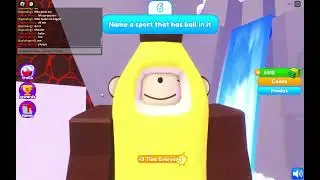 Playing shortest answer wins on Roblox!
