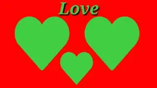 green screen love background no copyright HD quality