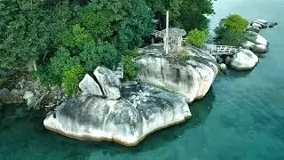 Belajar jadi Pilot SJRC F11S 4K Pro di Pantai Batu Lalang - Belitung Timur