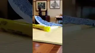 Forging a Letter Opener from an Iron Stake
