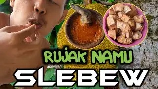 NAMU~rujak nangka muda🤤rujak buah sambel kacang paling slebew