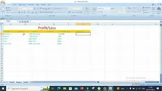 How to check Profit/ Loss in Excel #excel #shorts #viral #viralvideo