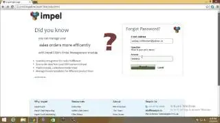 Impel Forgot Password
