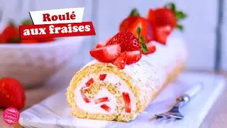 🍓 STRAWBERRY ROLL CAKE 🍓