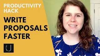 Productivity Hack  How to Write Proposals Faster