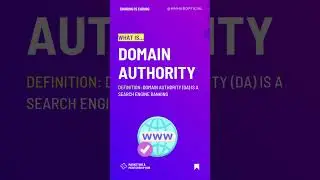 What is Domain Authority | Marketing terms definition