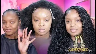 Beautiful pre-plucked & bleached deep wave install ft. Alipearl Hair