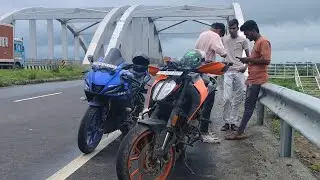 Most Demanding Content Ever || Ktm duke 200 bs7 Vs Yamaha R15 V4 Drag Race 🔞 || R15 vs Duke 200 Race