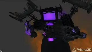 Titan tv man in Prisma 3d From what if titan tv man Got astro improvements 