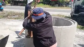 Boom Truck Loading Pipe Culverts