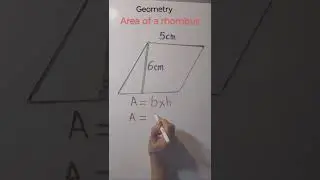 Area of a rhombus 