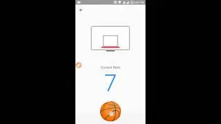 Play Basket Ball Game in Facebook Messenger App on Smartphone