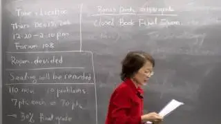 Linear Programming. Lecture 28. Final review.