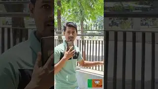 dhruv rathi ke Ghar ke aage bjp office 😭 #bjp #shortfeed #shortvideo