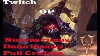 Twitch Adc vs Varus Y una Vayne Troll || 100% Criticos Y Full Attack Speed || Nuevas Runas