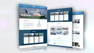 Проект в портфолио: разработка сайта для конструкторского бюро, проектирующего корабли.
