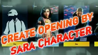 Create opening by sara character in bgmi | #bgmi #create_opening #rr9990
